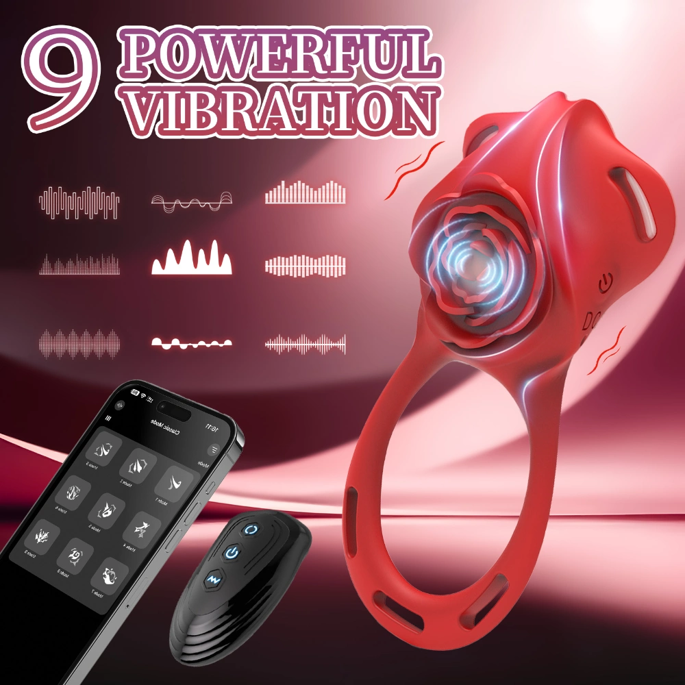 venusfun wearable rose vibrating cock ring