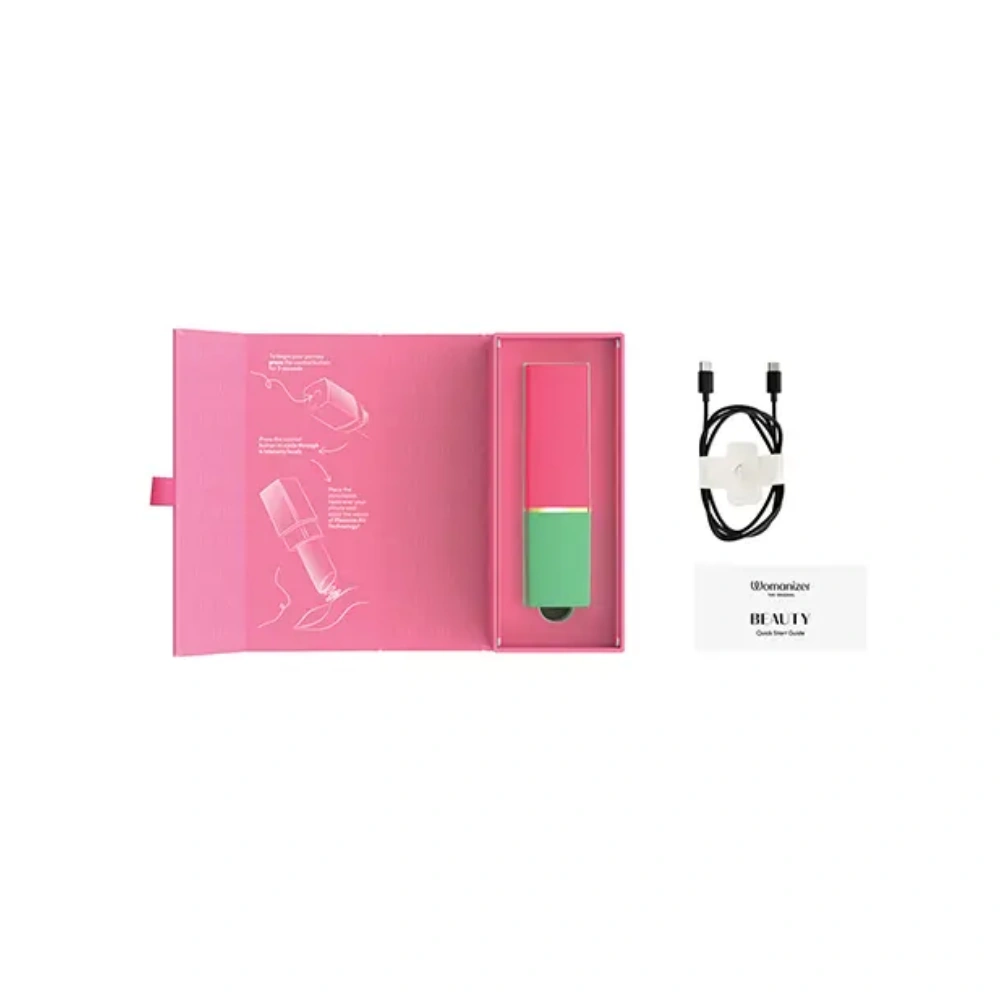 womanizer beauty lipstick shaped portable clitoral vibrator