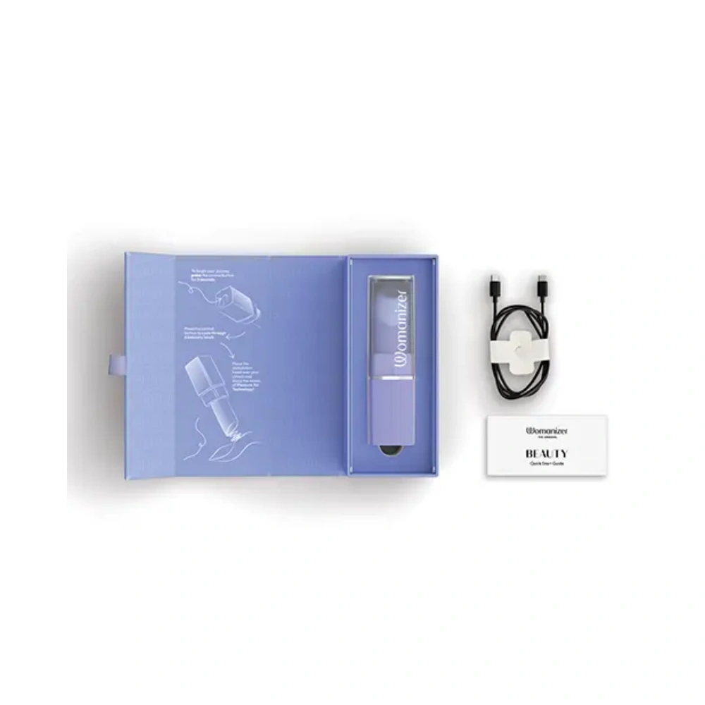 womanizer beauty lipstick shaped portable clitoral vibrator