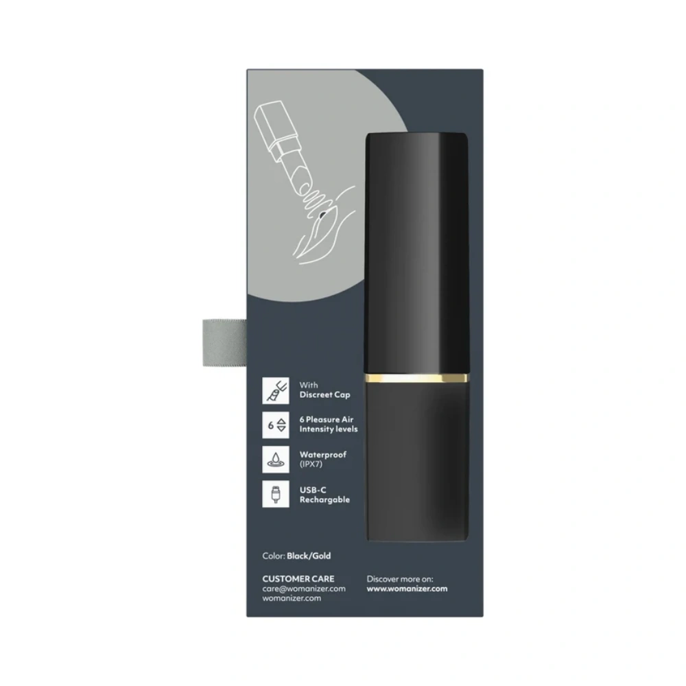 womanizer beauty lipstick shaped portable clitoral vibrator easy clean
