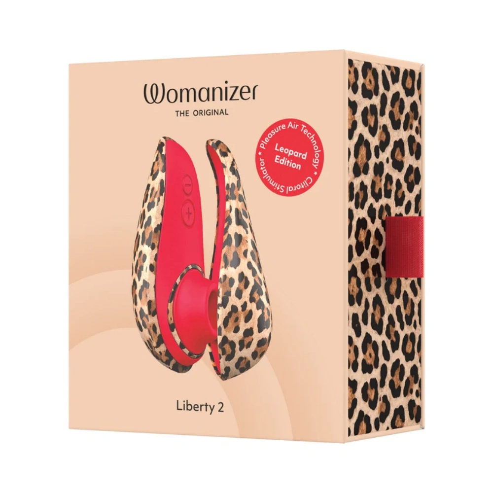 womanizer liberty 2 leopard print clitoral vibrator new type