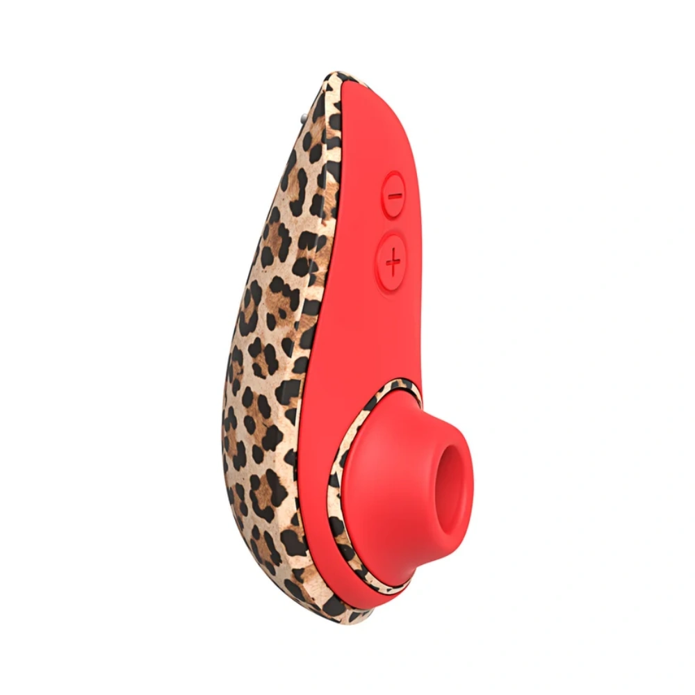 womanizer liberty 2 leopard print clitoral vibrator easy use