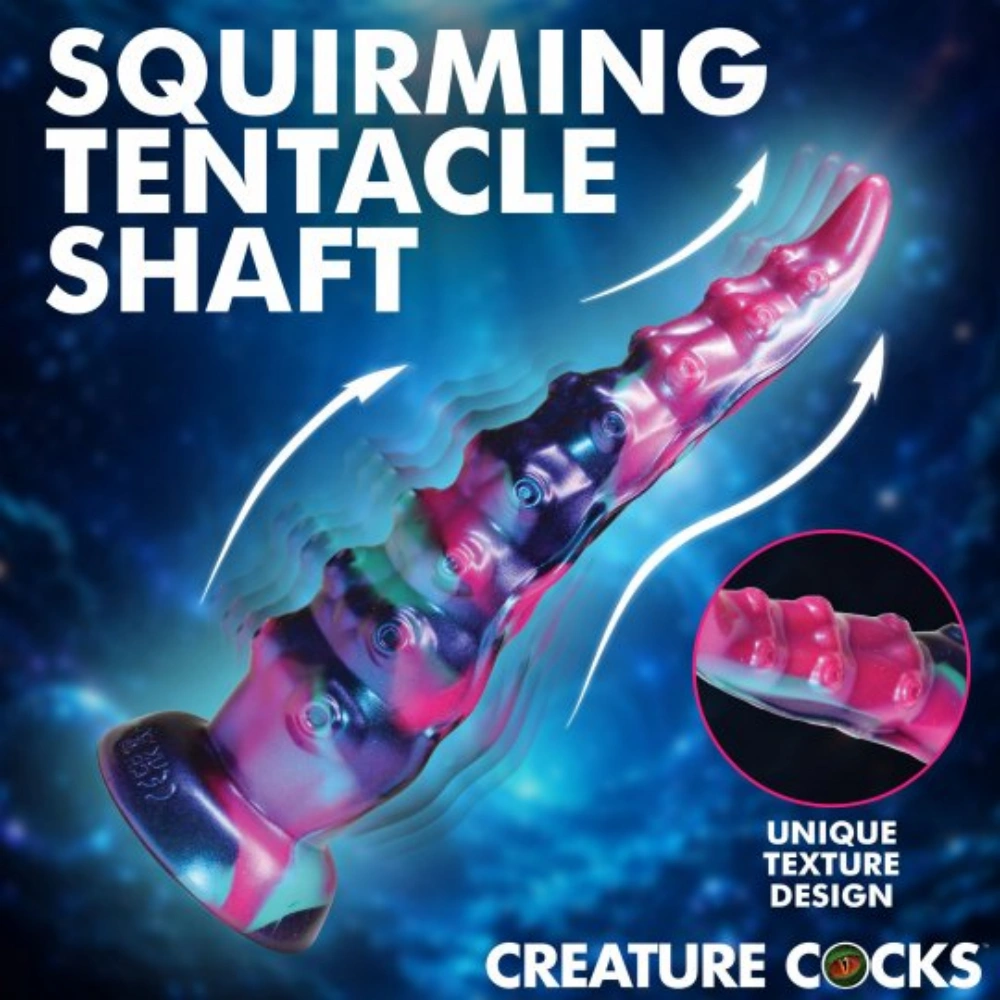 tenta squirm squirming vibrating tentacle silicone dildo best quality