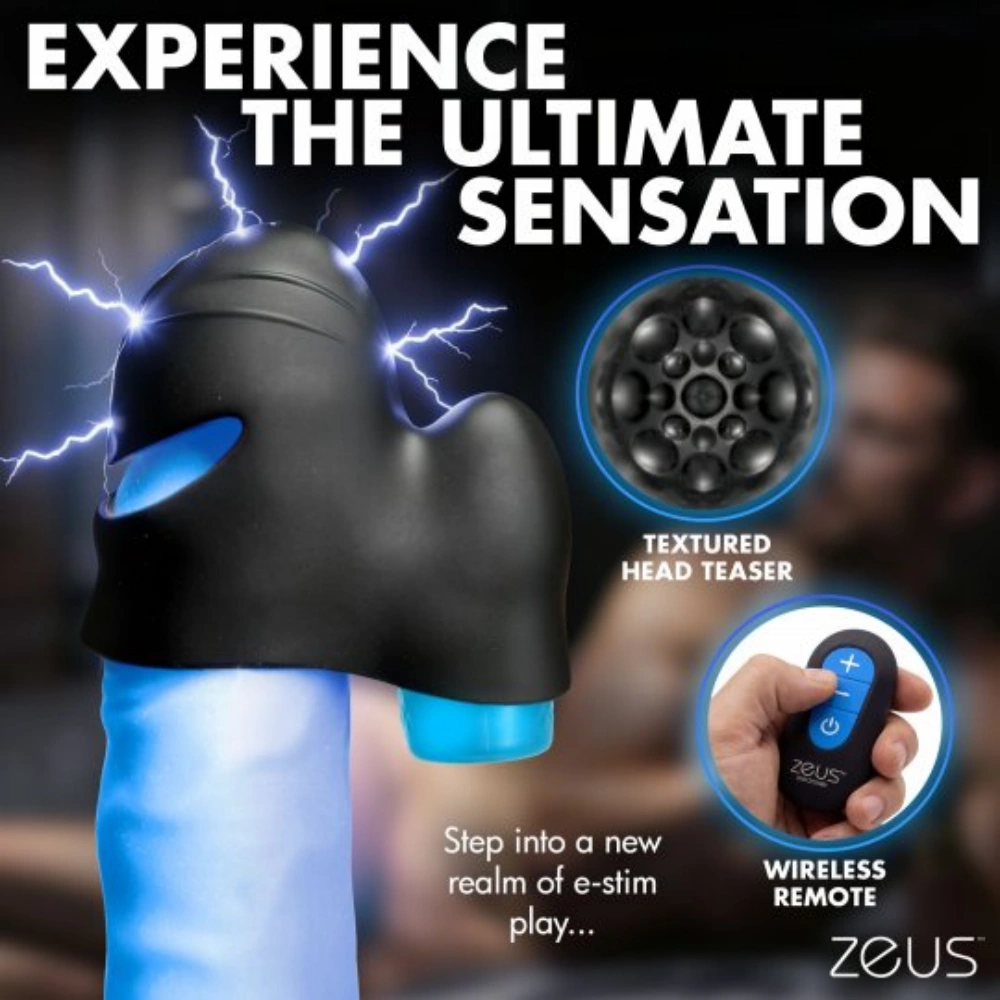 zues 2 in 1 anal plug head teaser estim kit easy use