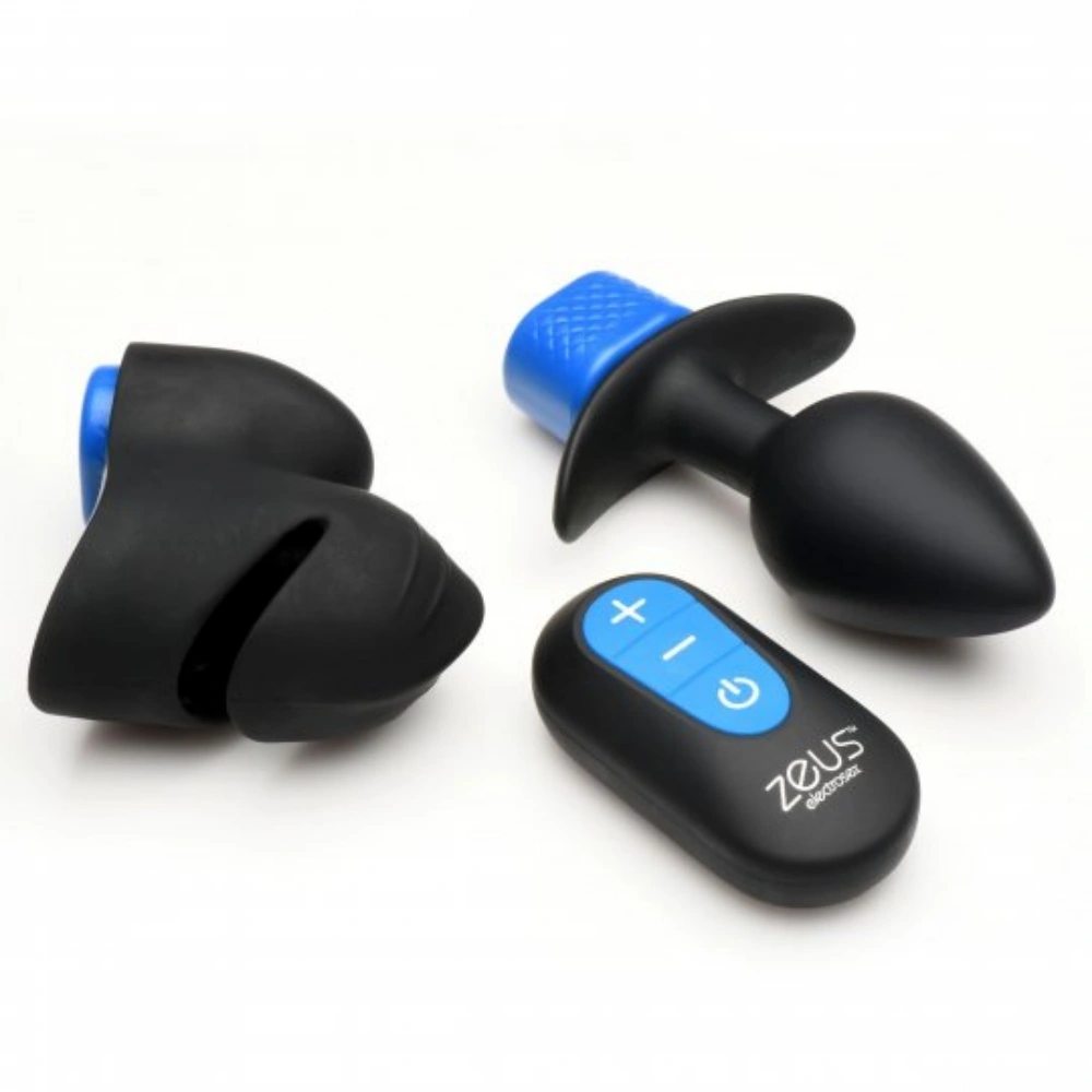 zues 2 in 1 anal plug head teaser estim kit easy clean