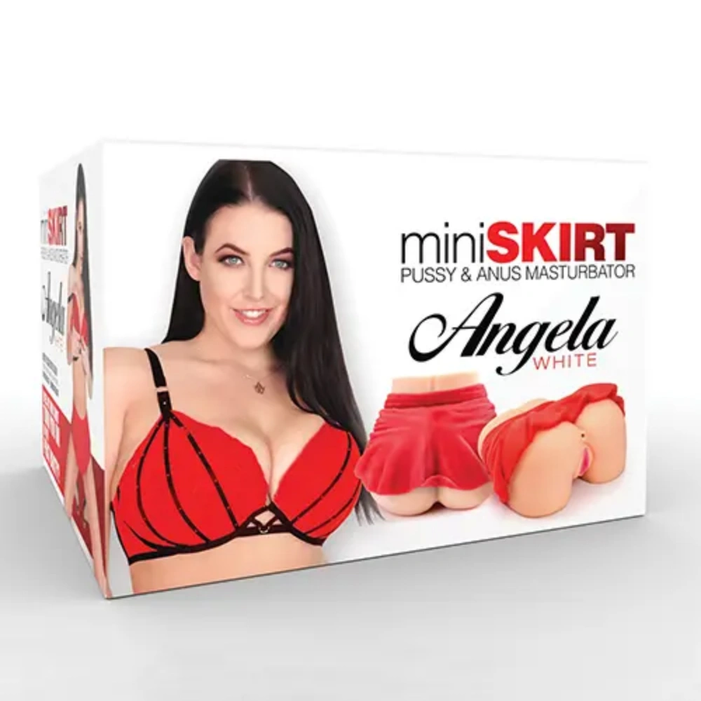Pornstar Signature Series Angela White Mini Skirt Masturbator Dual Hole Pussy Ass Toy