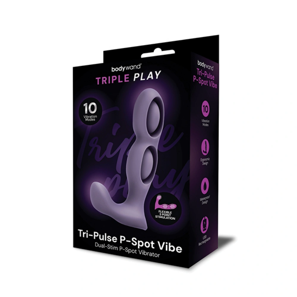 Bodywand Tri-Pulse P-Spot Vibe Prostate Massager Anal Vibrator Vibrating Anal Sex Toy