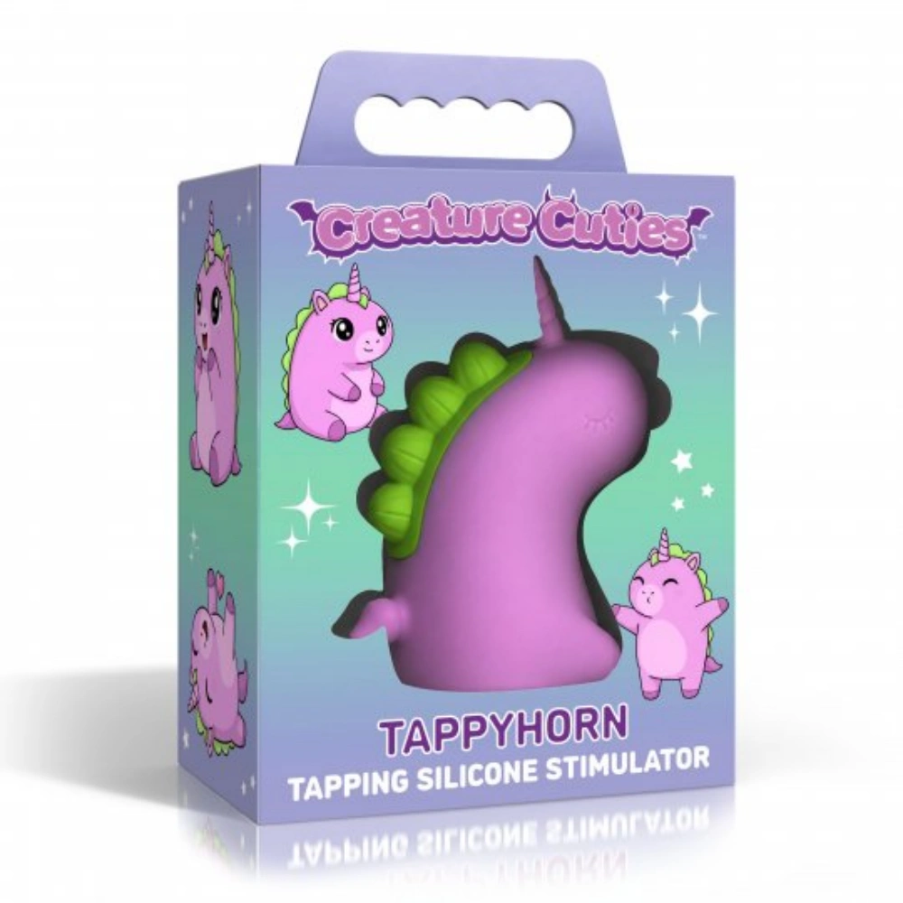creature cuties tappyhorn tapping silicone stimulator waterproof