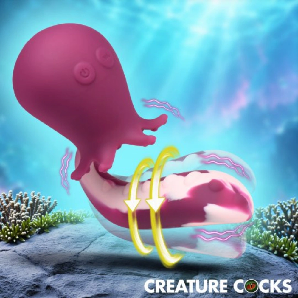 deep seeker gyrating octopus vibrator easy use