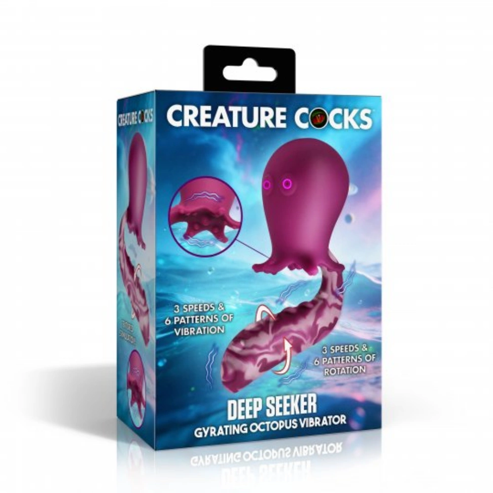 deep seeker gyrating octopus vibrator new type
