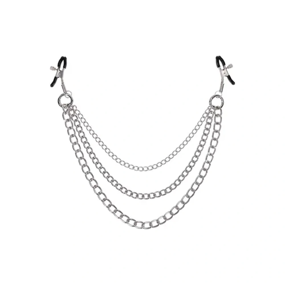 sportsheets detachable chain nipple clamps