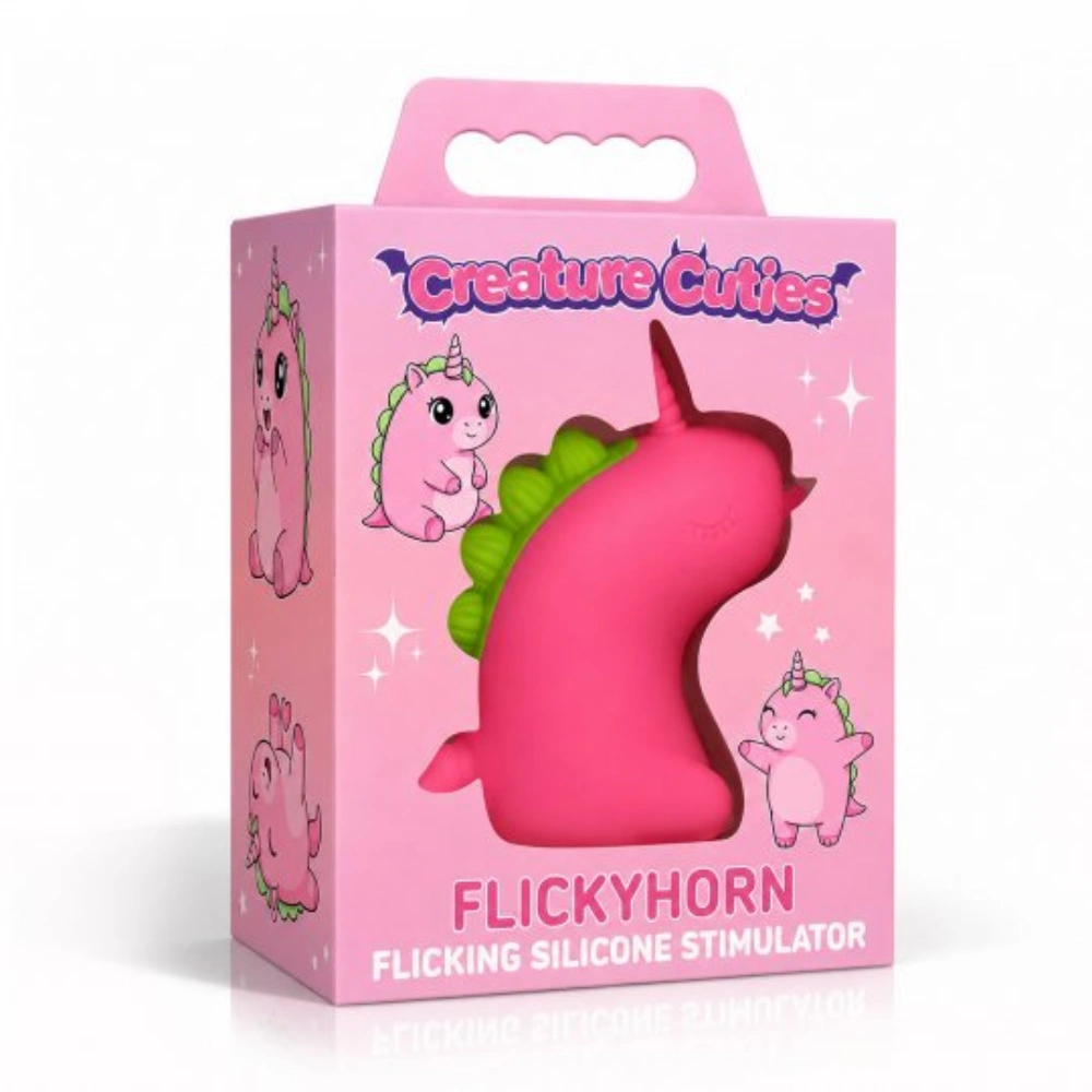 flickyhorn flicking tongue licking clit vibe new type