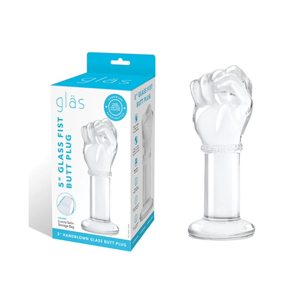 glas 5in fist butt plug anal expander best quality