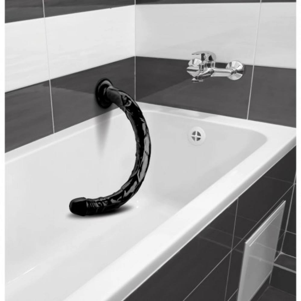 hosed 19 inch realistic anal dildo extra long dildo with suction cup