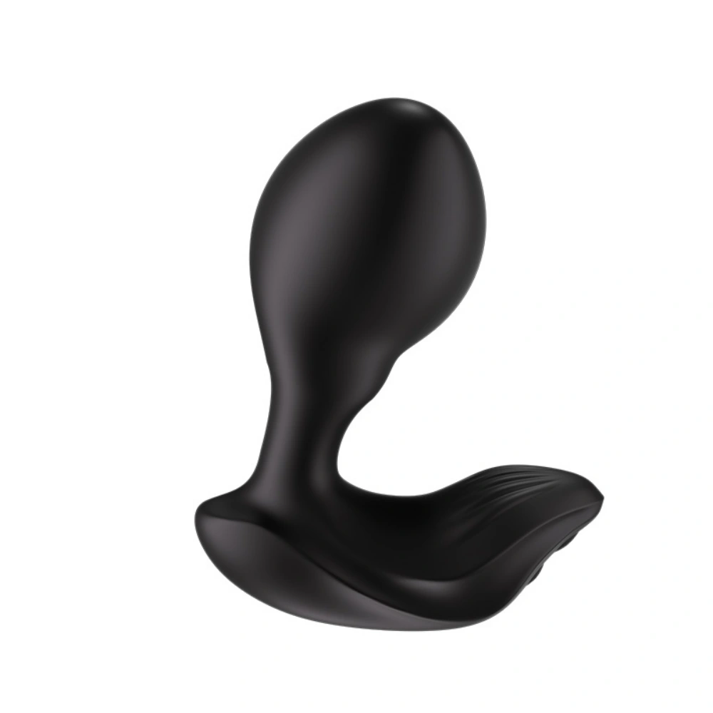 inflatable vibrating prostate massager anal plug safe material