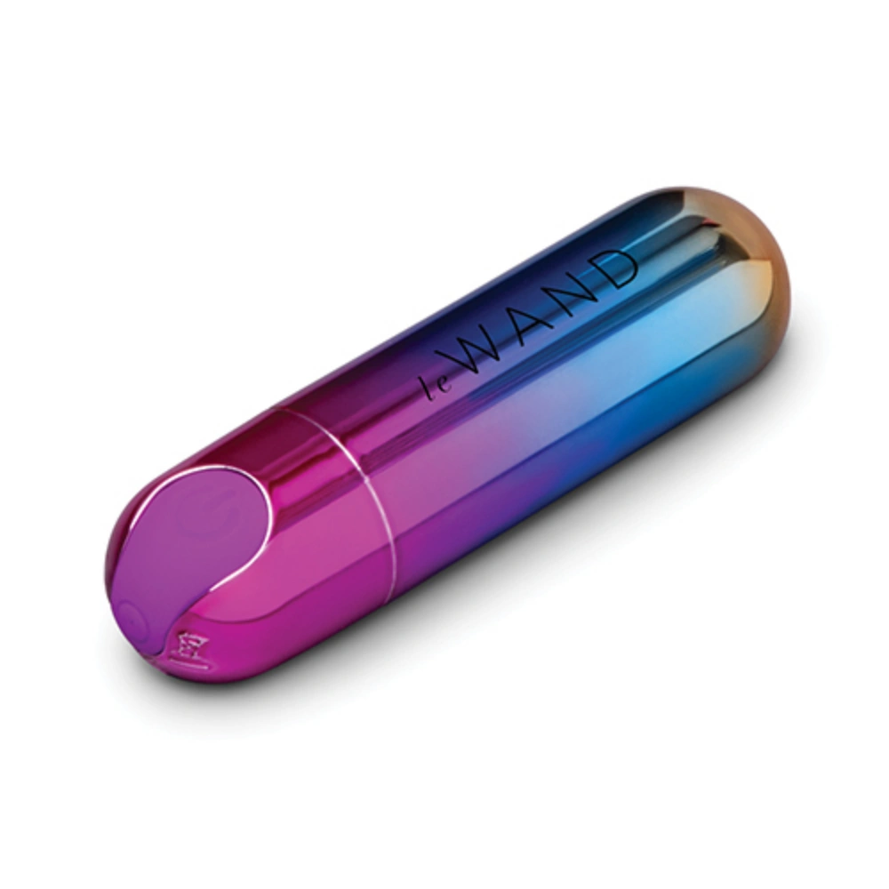 le wand rainbow bullet vibrator mini massager easy use