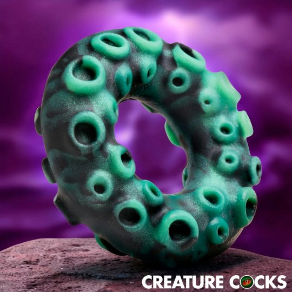 XR Brands Octo-Grip Silicone Cock Ring Fantasy Penis Ring Dick Trainer Better Performance For Couple