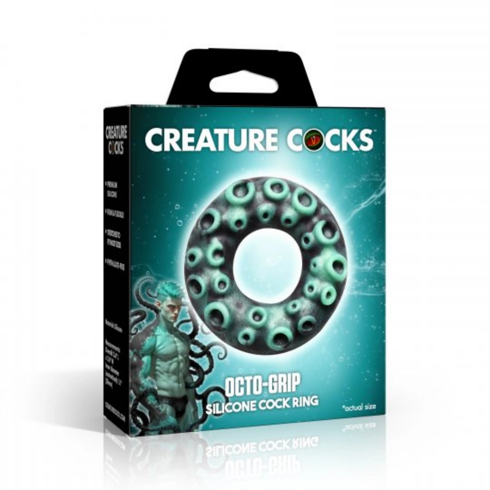 xr brands octo grip silicone cock ring waterproof
