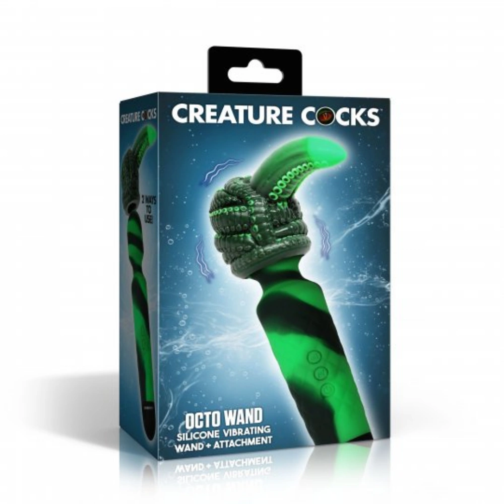 octo wand silicone vibrating wand vibrator new type