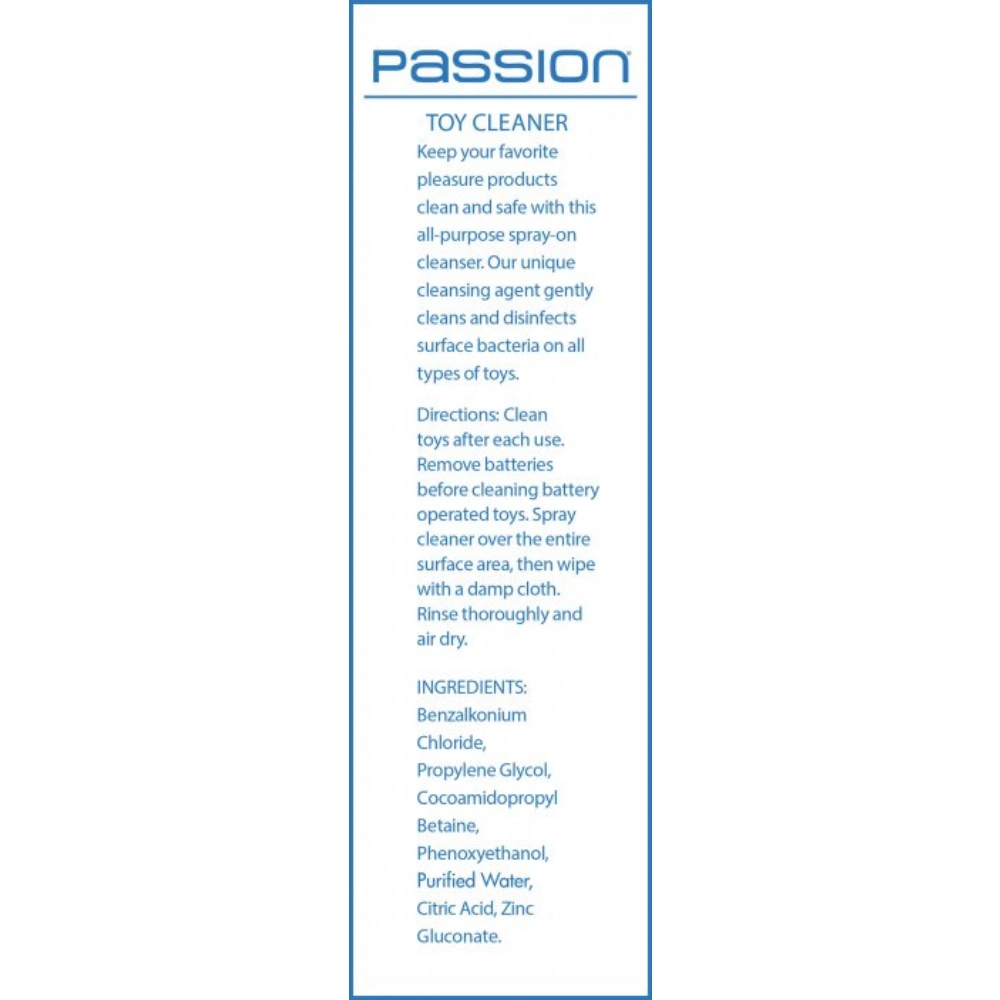 passion toy cleaner easy use