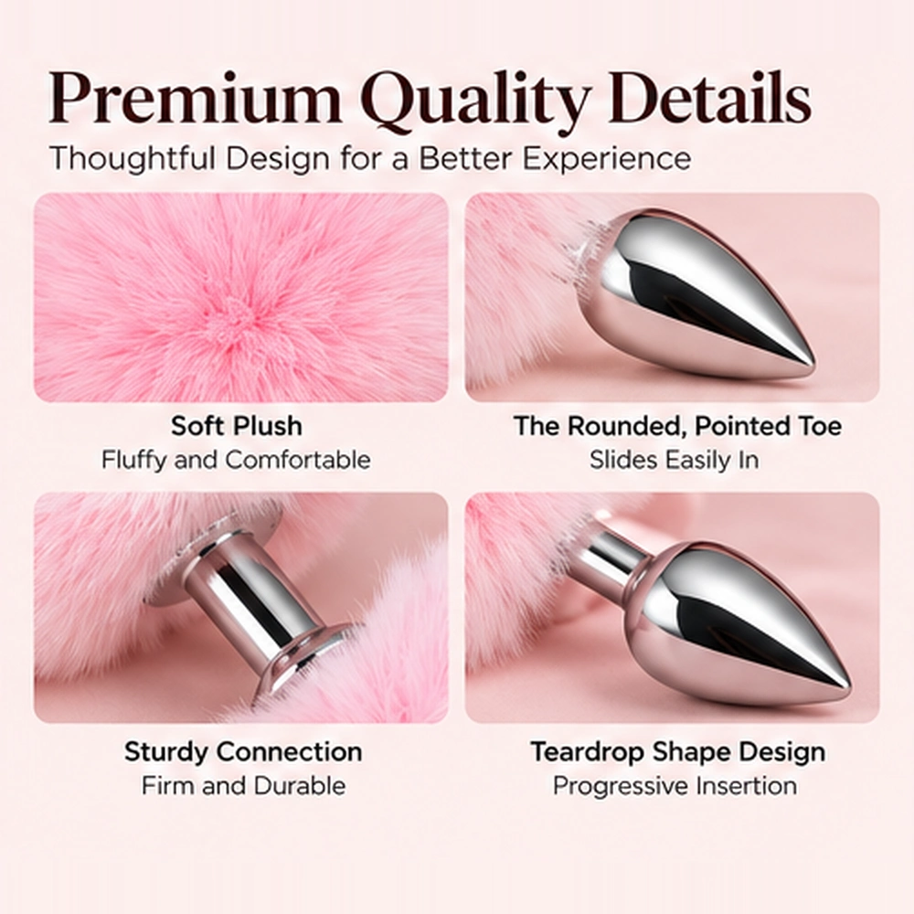 faux fur butt plug