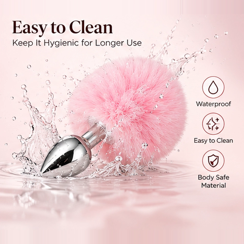 bdsm rabbit tail plug