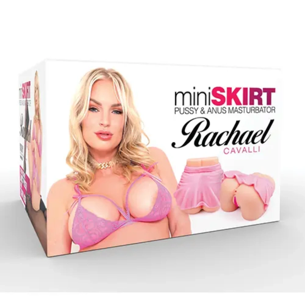 Pornstar Signature Series Rachael Cavalli Mini Skirt Pussy & Ass Masturbator Realistic Pussy