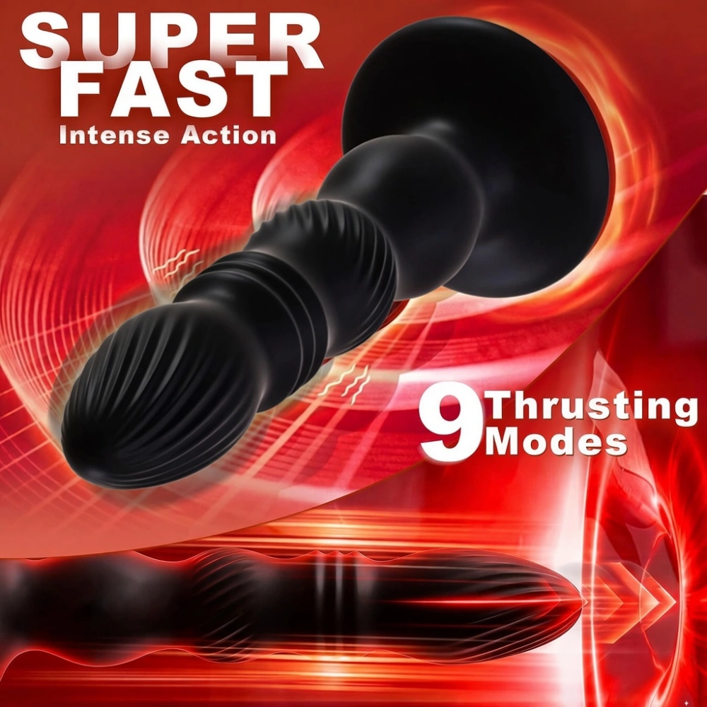 rotating thrusting dildo prostate massager anal vibrator best quality