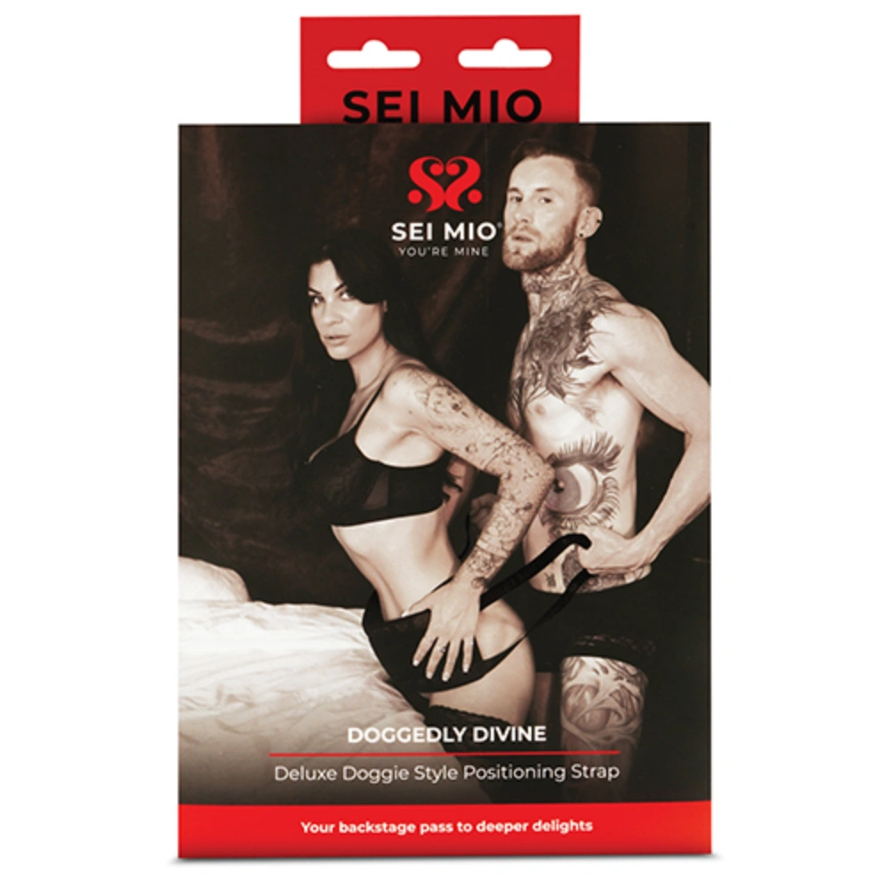 Sei Mio Doggedly Divine Deluxe Doggie Style Positioning Strap BDSM Sex Accessories