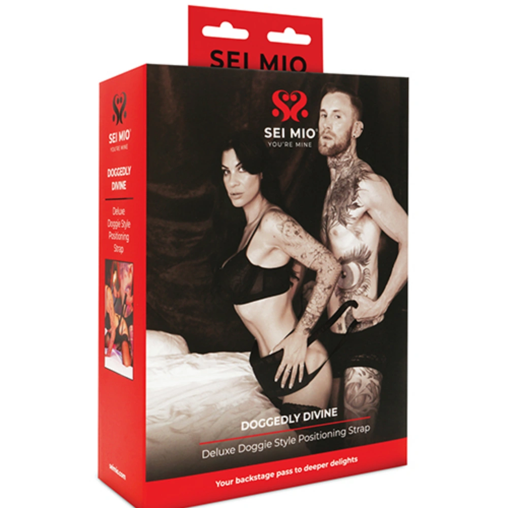 sei mio doggedly divine deluxe doggie style positioning strap for couples