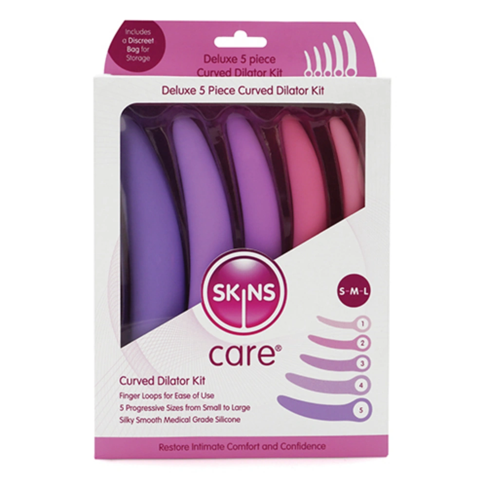 Creative Conceptions Skins Care Curved Dilators 5 pc Set Silicone Expander