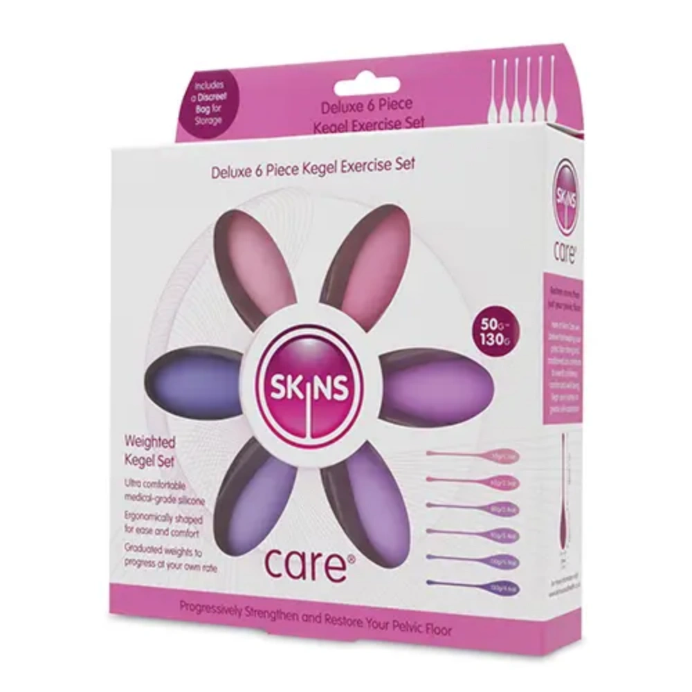 Creative Conceptions Skins Care Kegel Exercise Set 6 Pc Set Progressive Training Kit