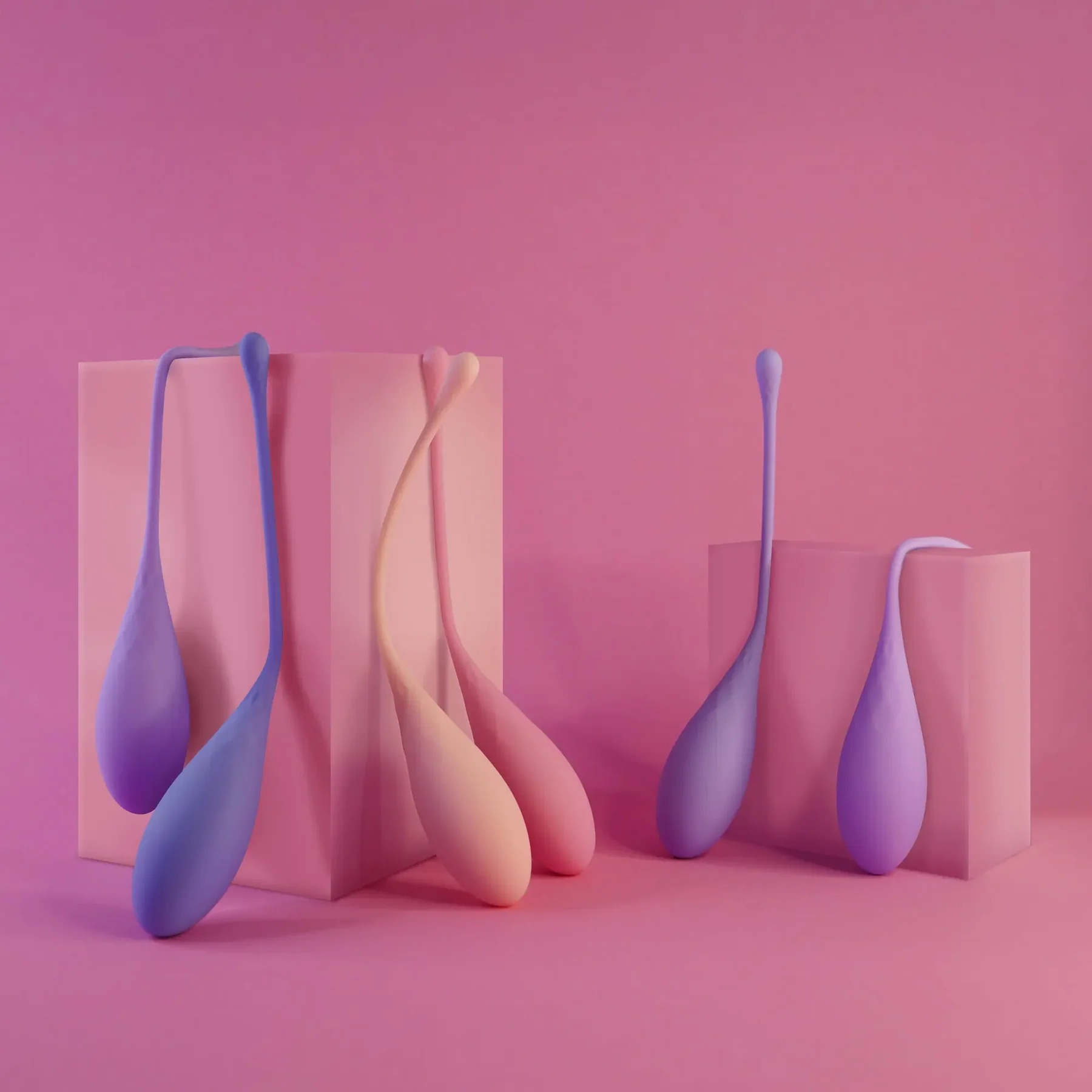 skins care pastel kegel training set