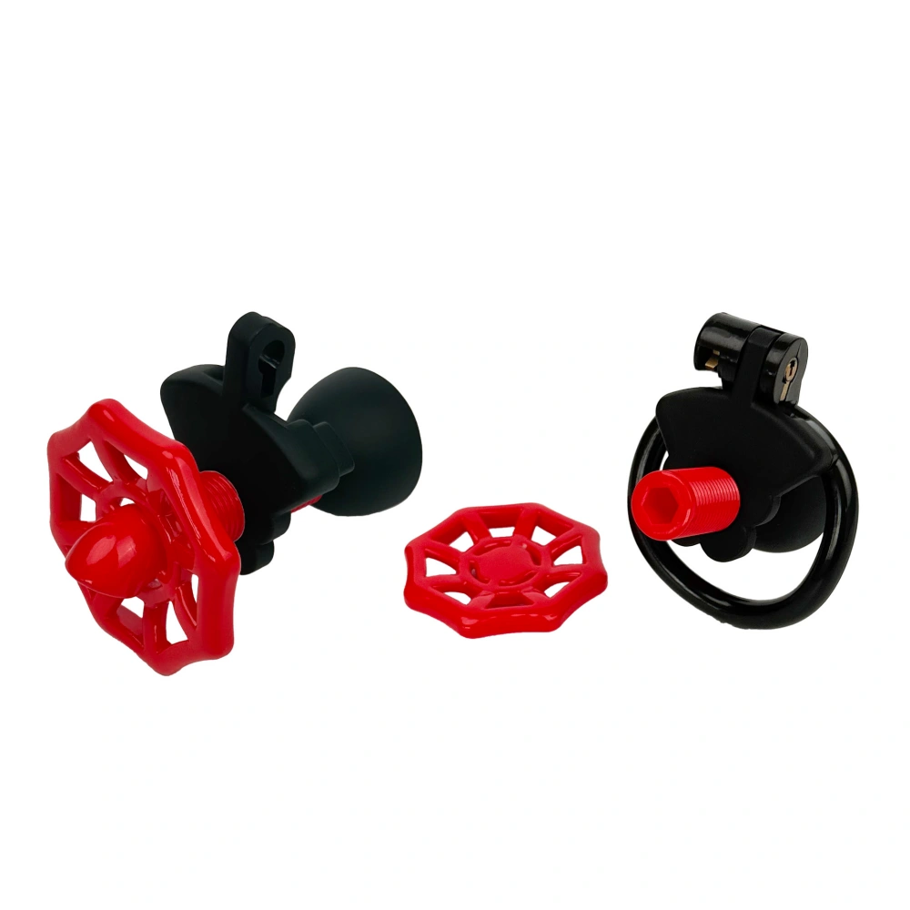 valve shaped adjustable chastity cage easy use