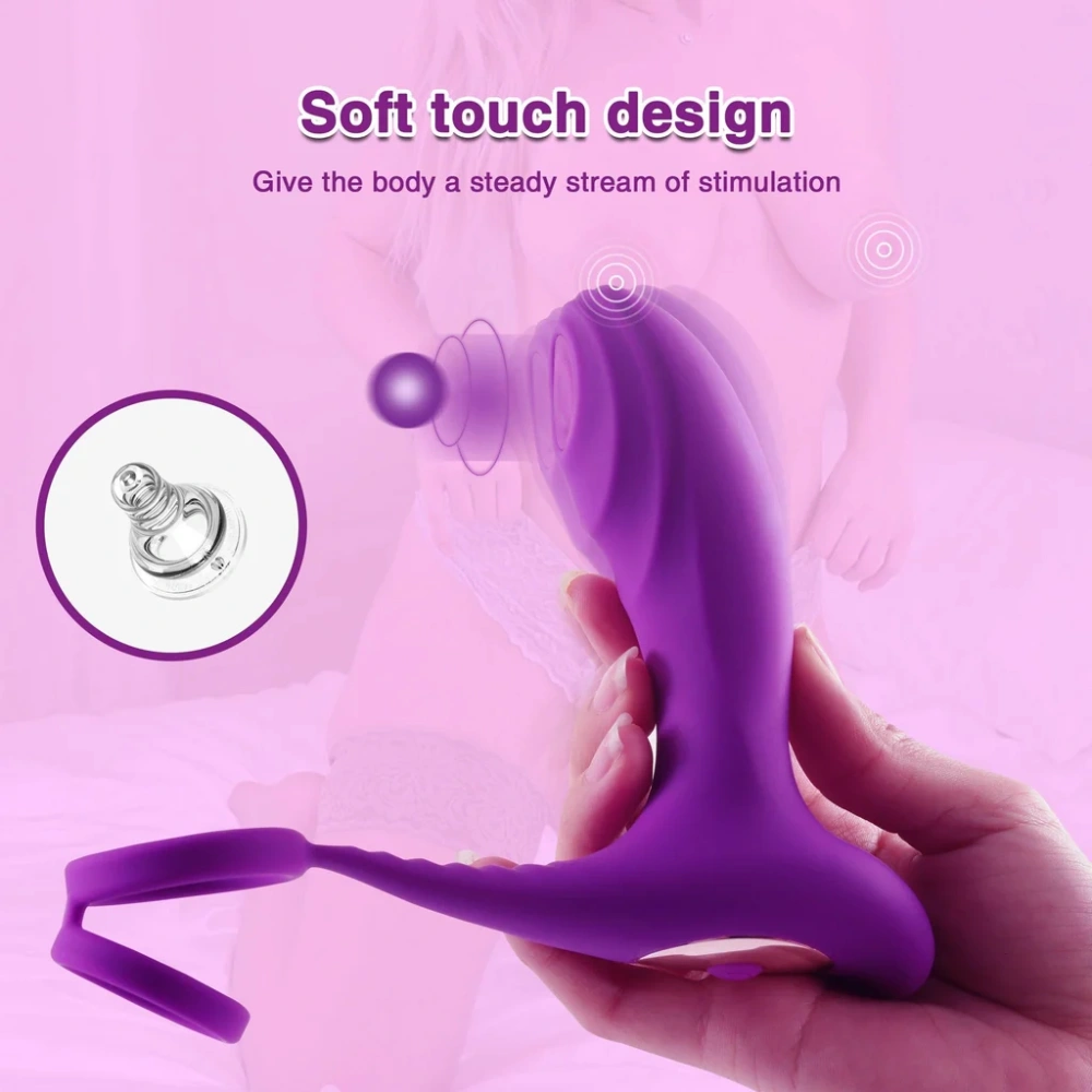 butt plug with cock ring