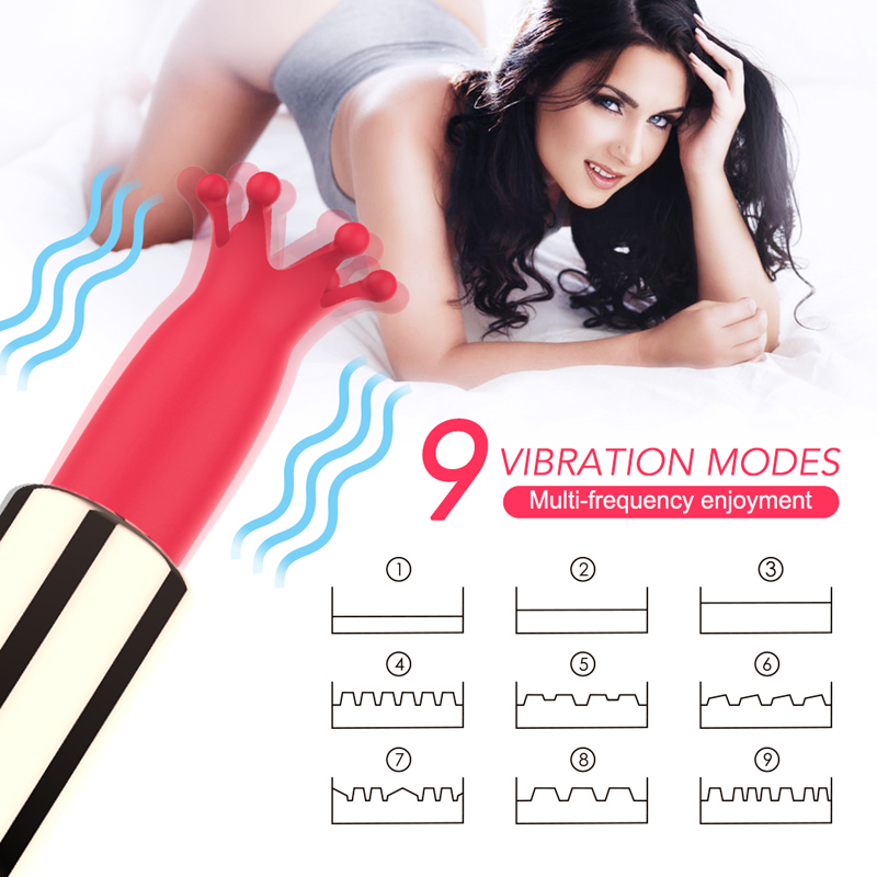 SHD-S213 Lipstick Vibrator 9 vibration modes