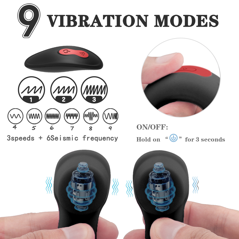 SHD-S265-2 Song Massager vibration modes