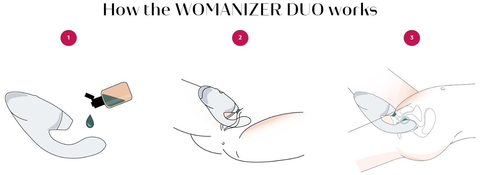 Womanizer-Duo-Rechargeable-Sucking-Rabbit-Vibrator-using
