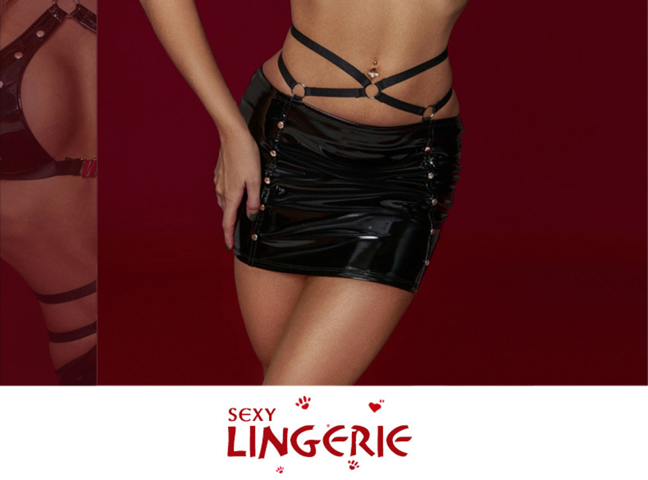 Buy JSY Faux Leather Sexy Lingerie 