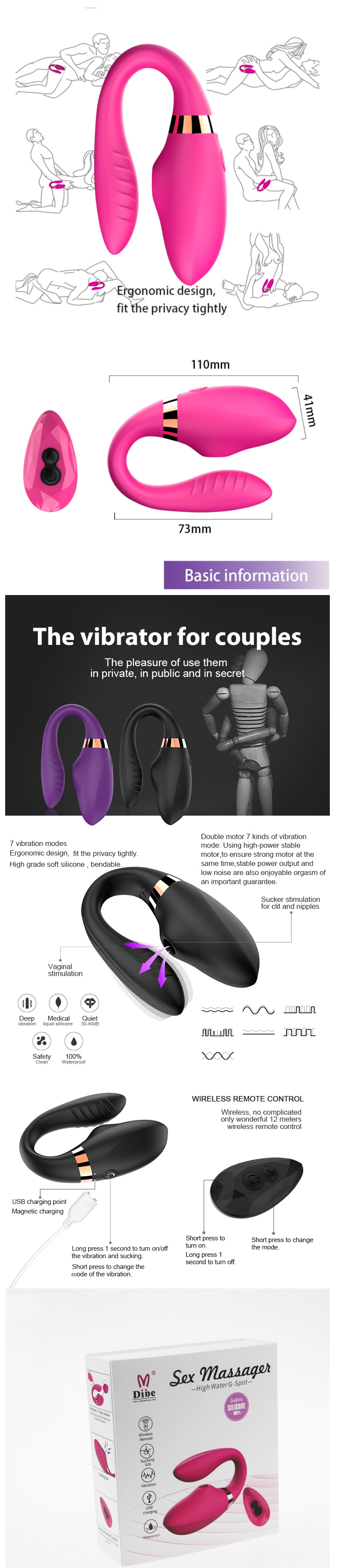 Dibe Couples Sucking Vibrator Cost