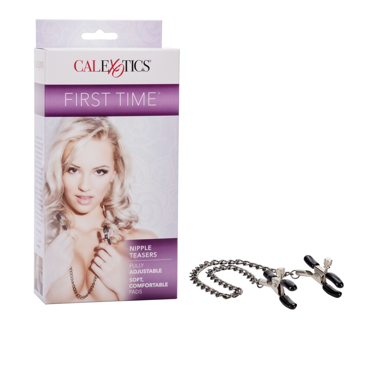 CalExotics First Time Fetish Nipple Teasers Adjustable Clamps