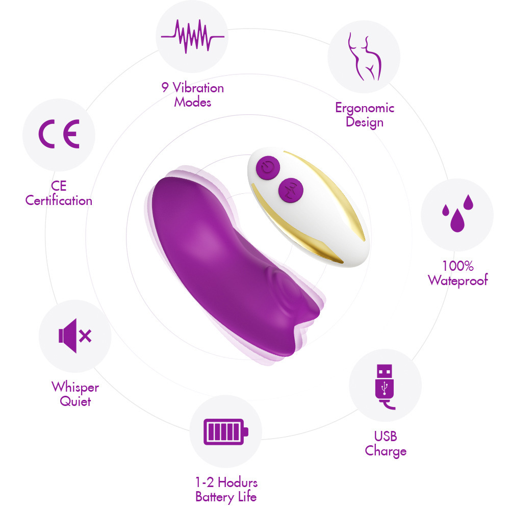 Remote Control Clit Quiet Vibrator