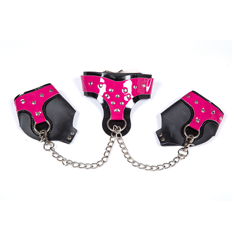 Roomfun Fashion Collar And Mittens Restraint Set ZW-004