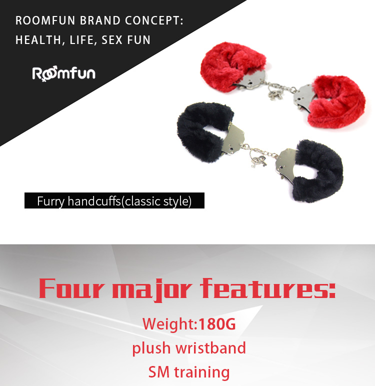 Roomfun Plush BDSM Handcuffs Prop Cosplay Costume PD-004