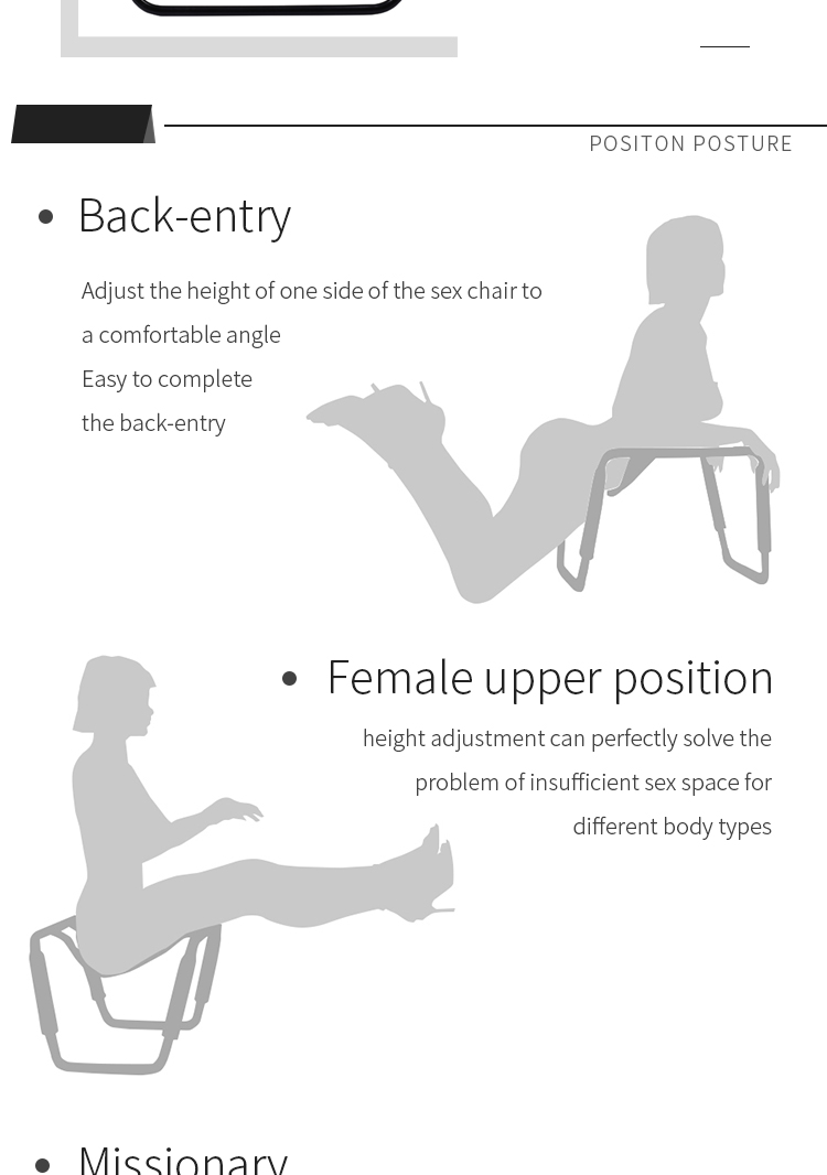 Roomfun Sex Furniture Positions Bouncing Mount Chairs