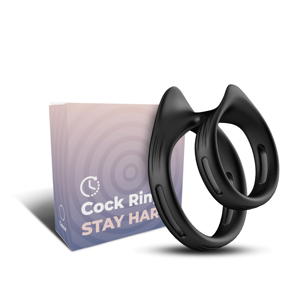 Useeker 3-fold Lock Fine Silicone Cock Rings