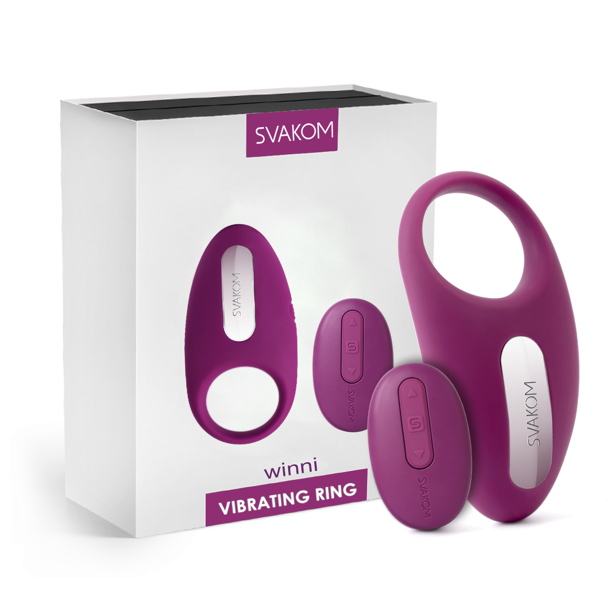 SVAKOM Winni Vibrating Penis Ring With Remote Control For Couples
