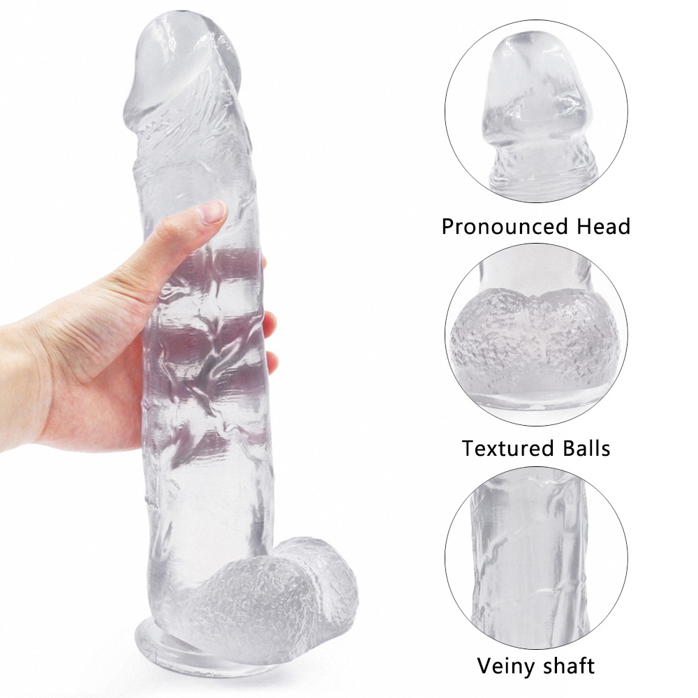 Venusfun 12.2 Inch Huge Dildo with Strong Suction Cup