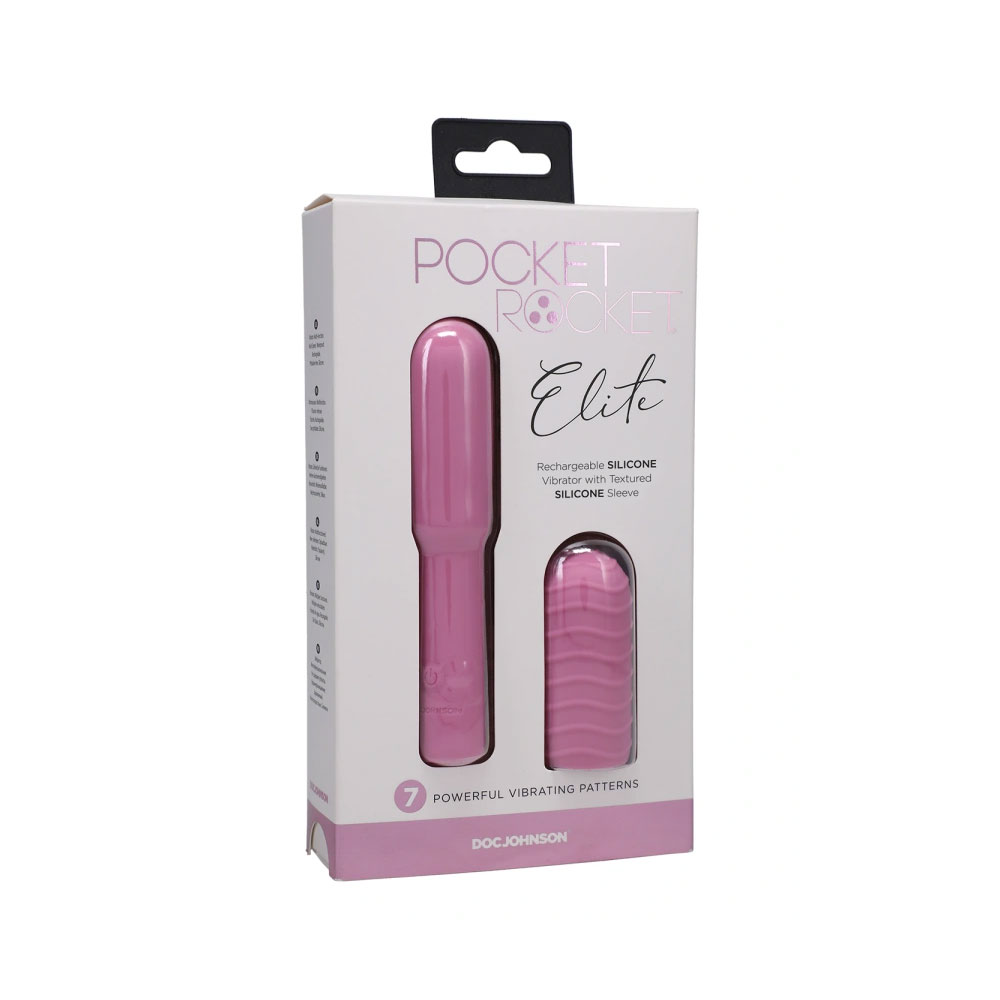 Doc Johnson Pocket Rocket Elite Rechargeable Clitoral Vibrator