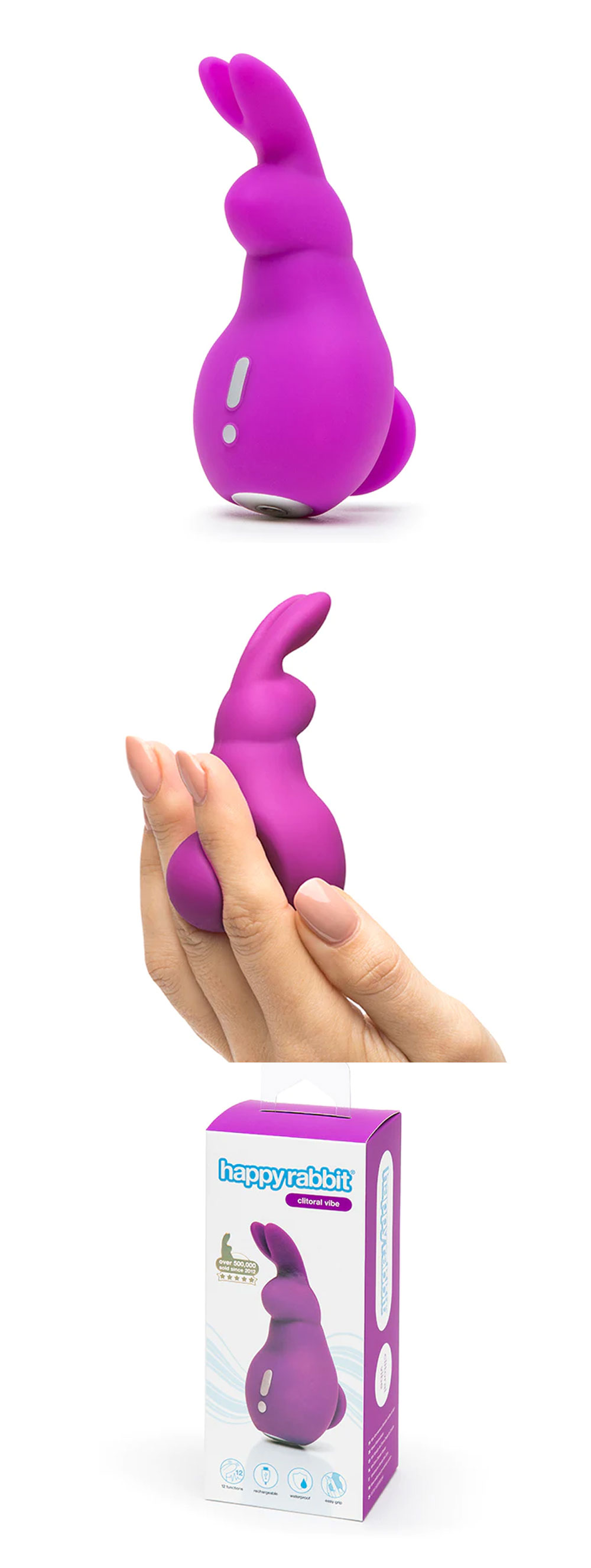 Happy Rabbit Mini Ears Rechargeable Clitoral Vibrator